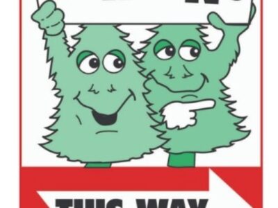 Sign: 18" x 24" - "Parking This Way": SIGN047