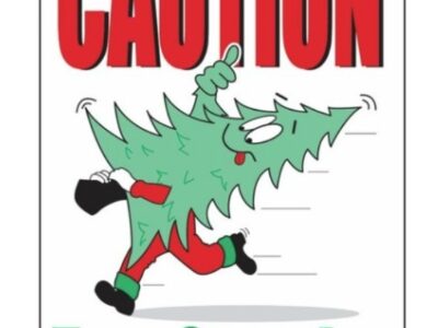 Sign: 18" x 24" -  "Caution Tree Crossing": SIGN062