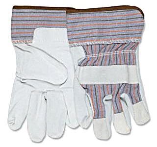 Gloves: Leather Work Glove