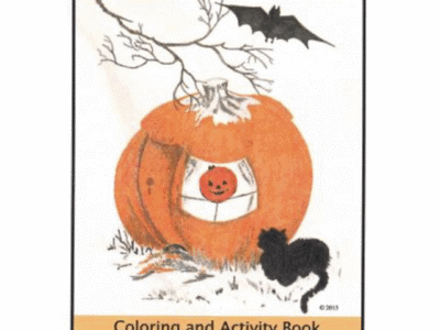 Coloring Book: "Halloween, Coloring & Activity Book" 250/cs: COLO015