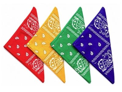 Bandanas,  22" x 22"
