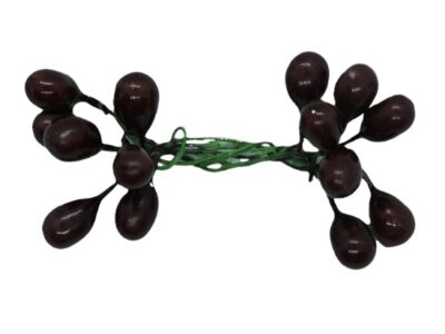 Berries:  Double End Burgundy Berries - BERR004