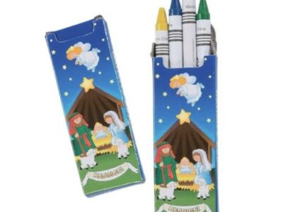Crayons:  Nativity Scene  24/Case: CRAYONS3