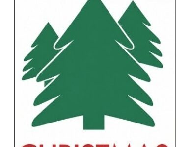 Sign: 14" x 22" - "Christmas Trees": DIGI004