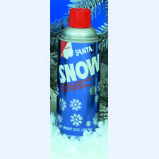 Vintage Santa Snow Spray Snow Can Christmas advertising Tin 3/4 Full 13 FL  Oz