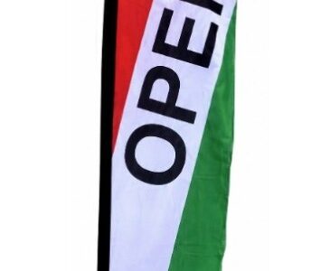 Shark Fin Banner: "OPEN"  SHARK002