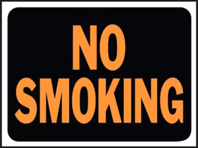 Sign:  No Smoking, SIGN043